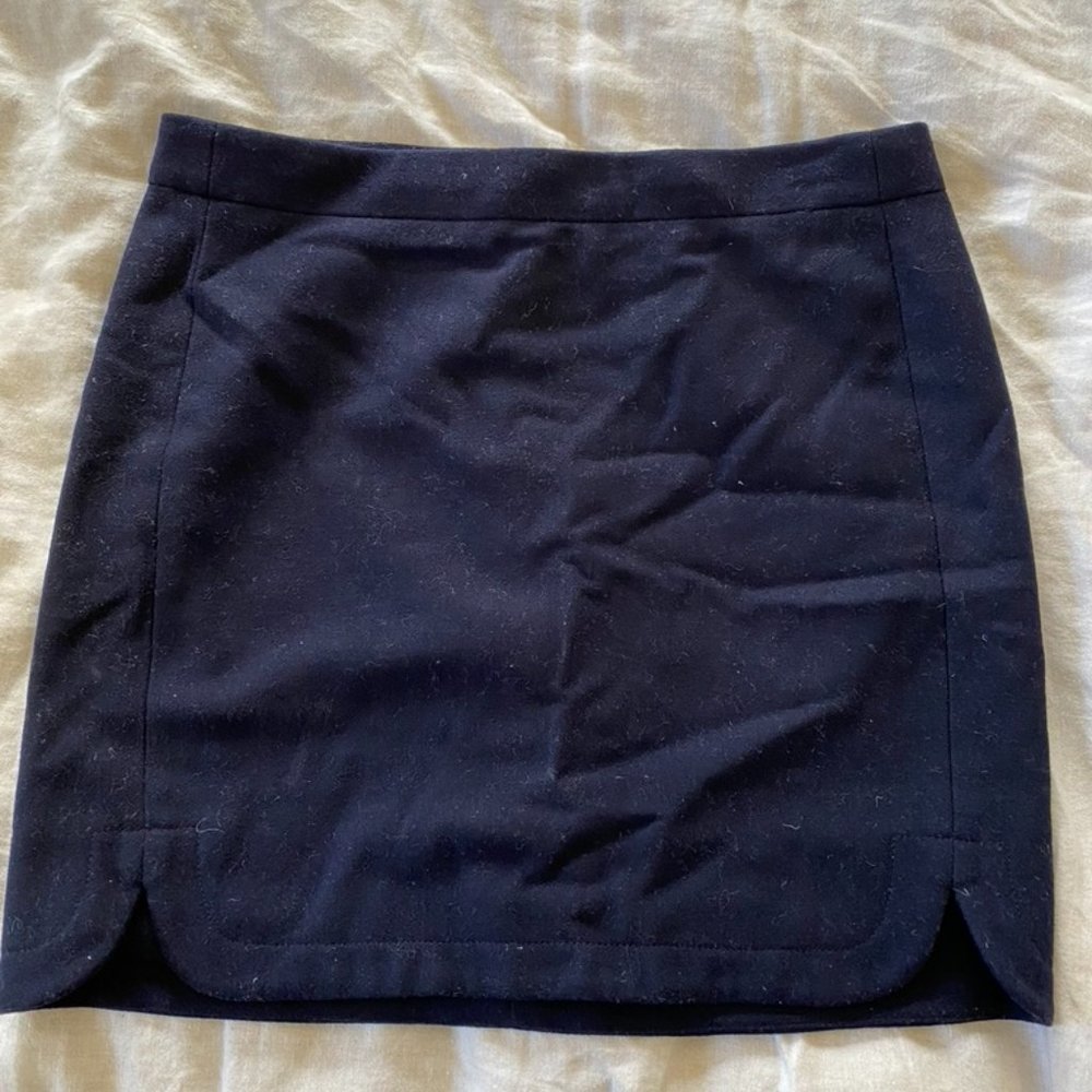 J.Crew Wool Skirt- Navy
